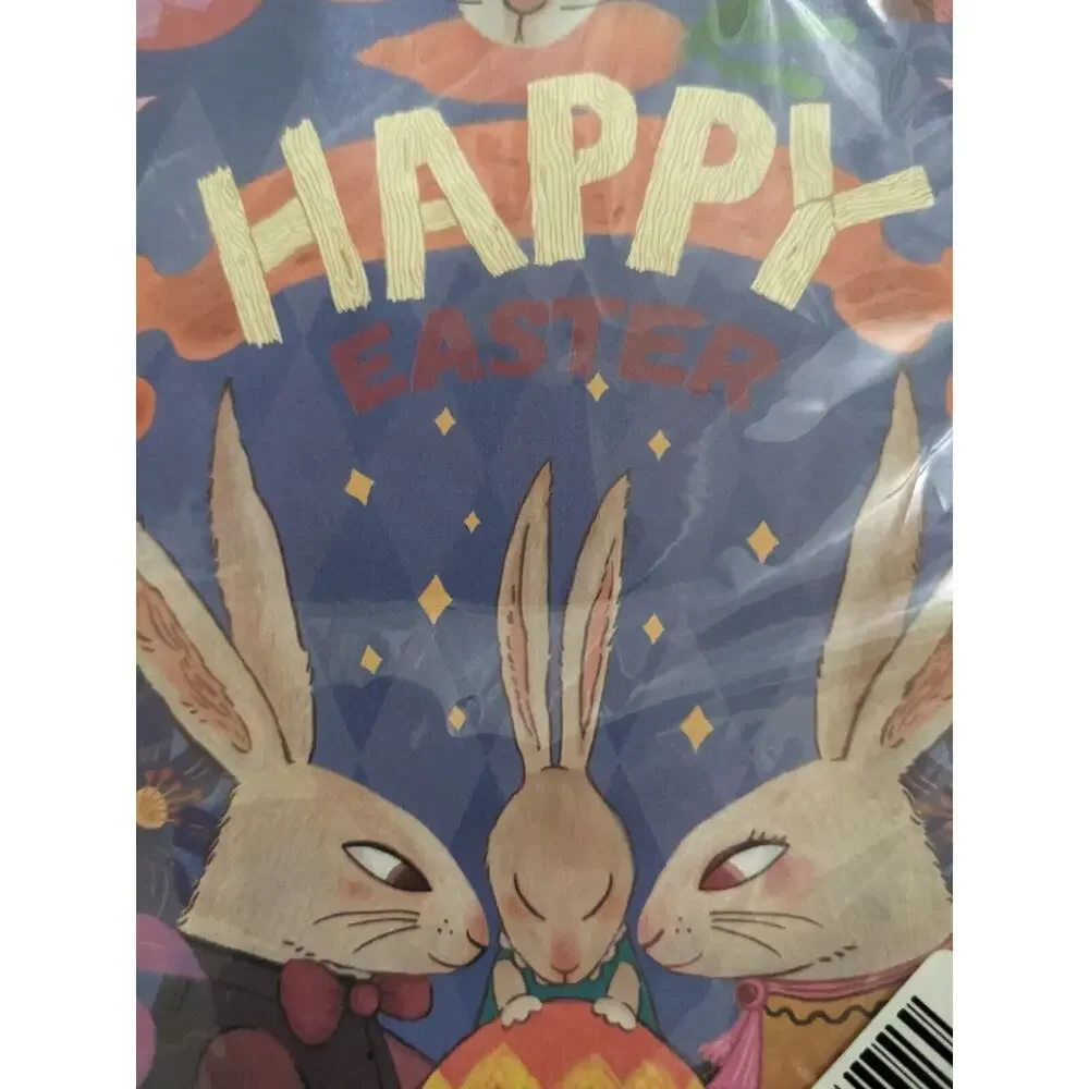 Happy Easter Paper Bags 24 Count New With Handle Unique Cute Design VINTAGE LOOK